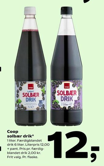 Coop 365 Coop solbær drik tilbud