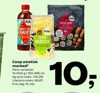 Coop 365 Coop asiatisk marked tilbud