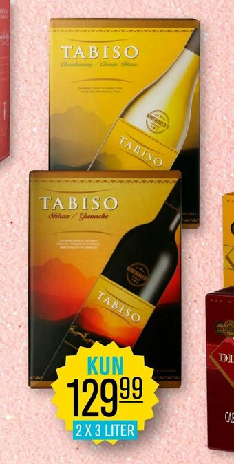 Priss Bib rødvin hvidvin rosé 3 liter tabiso tilbud