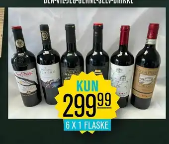 Priss Rødvin smagskasse gode vine. kun tilbud