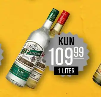 Priss snaps op andersen akvavit tilbud