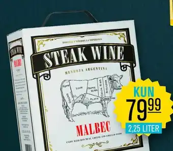 Priss bib rødvin 3 liter wine malbec tilbud