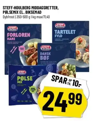 Løvbjerg STEFF-HOULBERG MIDDAGSRETTER, PØLSEMIX EL. BIKSEMAD tilbud