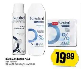 Løvbjerg NEUTRAL PERSONLIG PLEJE tilbud