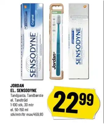 Løvbjerg JORDAN EL. SENSODYNE tilbud