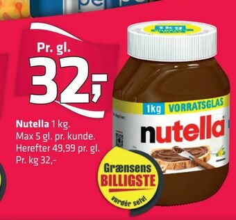 Fleggaard Nutella tilbud