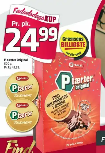 Fleggaard P-tærter Original tilbud