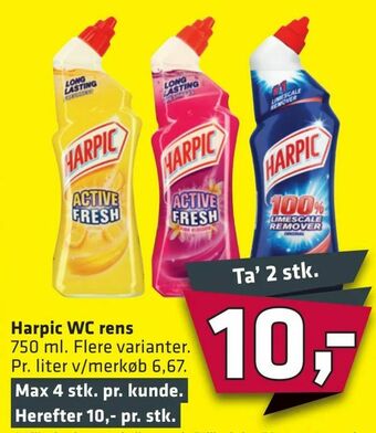 Fleggaard Harpic WC rens tilbud