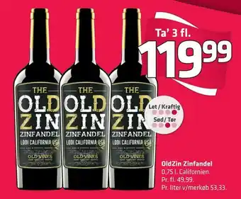 Fleggaard OldZin Zinfandel tilbud