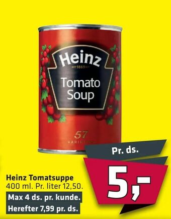 Fleggaard Heinz Tomatsuppe tilbud