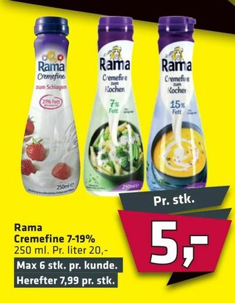 Rama Cremefine 7-19%
