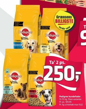 Fleggaard Pedigree hundefoder tilbud