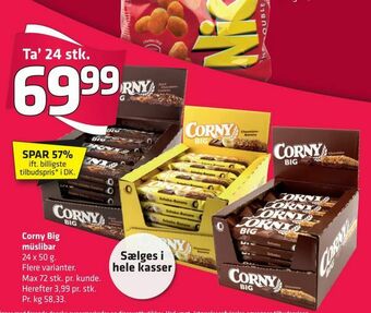 Fleggaard Corny Big müslibar tilbud