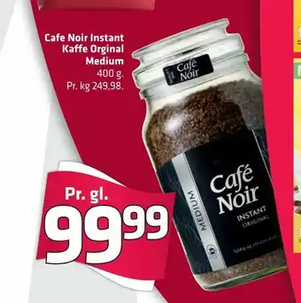 Fleggaard Cafe Noir Instant Kaffe Orginal Medium tilbud