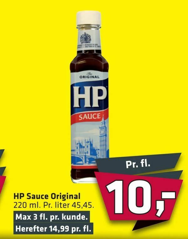 HP Sauce Original tilbud hos Fleggaard