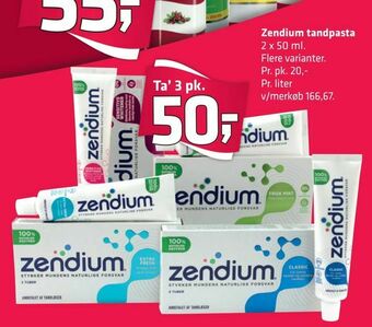 Fleggaard Zendium tandpasta tilbud