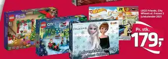 Fleggaard LEGO Friends, City Wheels el. Frozen 2 julekalender 2021 tilbud
