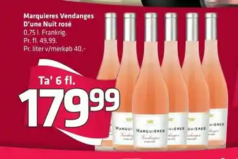 Fleggaard Marquieres Vendanges D'une Nuit rosé tilbud