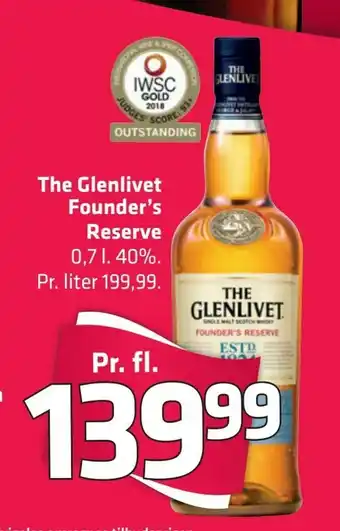 Fleggaard The Glenlivet Founder's Reserve tilbud