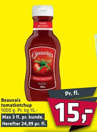 Fleggaard Beauvais tomatketchup tilbud