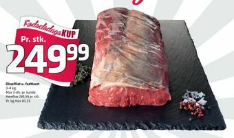 Fleggaard Oksefilet u. fedtkant tilbud