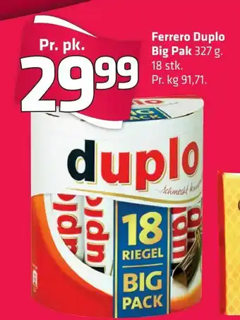Fleggaard Ferrero Duplo Big Pak tilbud