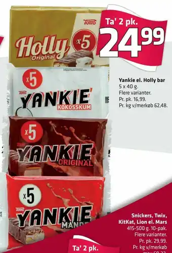 Yankie el. Holly bar