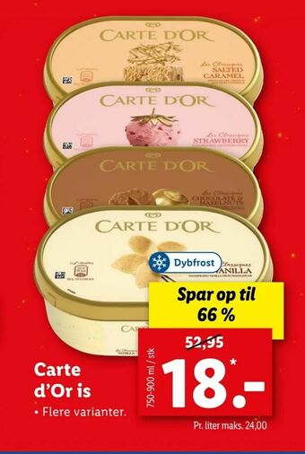 Let-Køb Carte d'Or is tilbud