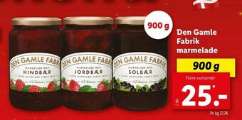 Den Gamle Fabrik marmelade