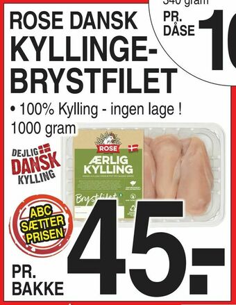 ABC Lavpris Kyllinge- brystfilet tilbud