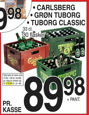 ABC Lavpris Carlsberg • grøn tuborg • tuborg classic tilbud