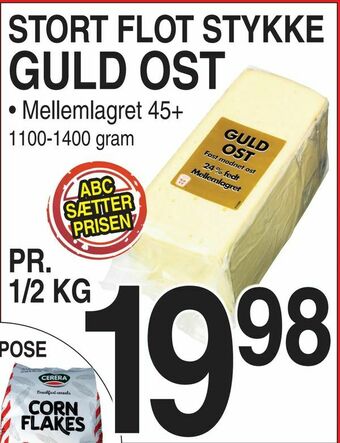 ABC Lavpris Guld ost tilbud