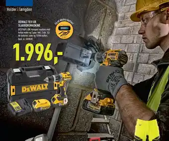 Johannes Fog DEWALT 18 V XR SLAGBOREMASKINE tilbud