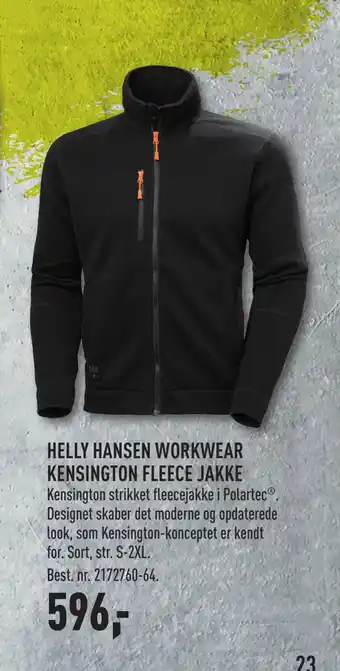 Johannes Fog HELLY HANSEN WORKWEAR KENSINGTON FLEECE JAKKE tilbud