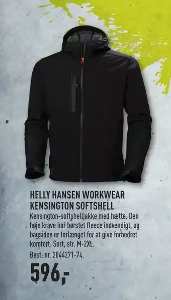 Johannes Fog HELLY HANSEN WORKWEAR KENSINGTON SOFTSHELL tilbud