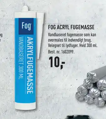 Johannes Fog FOG ACRYL FUGEMASSE tilbud