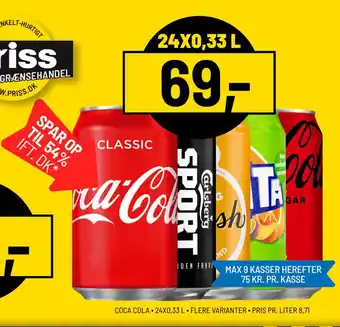 Priss COCA COLA tilbud