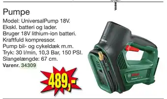 Harald Nyborg Pumpe tilbud