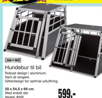 Harald Nyborg Hundebur til bil tilbud