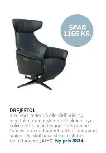 Daells Bolighus DREJESTOL tilbud