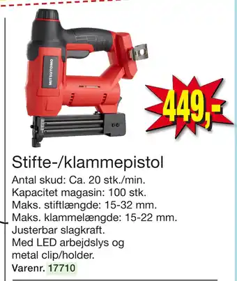 Stifte-/klammepistol
