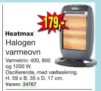 Harald Nyborg Halogen varmeovn tilbud