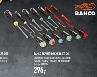 Johannes Fog BAHCO SKRUETRÆKKERSÆT XXL tilbud