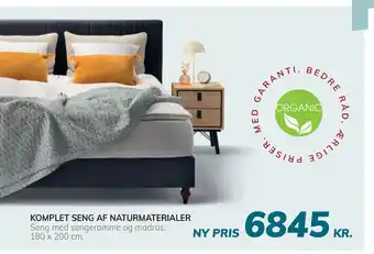 Daells Bolighus KOMPLET SENG AF NATURMATERIALER tilbud