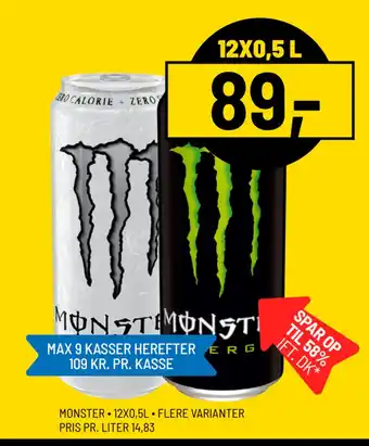 Priss MONSTER tilbud