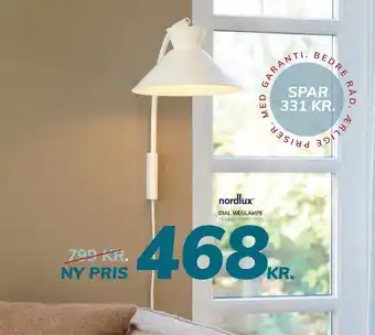 Daells Bolighus DIAL VÆGLAMPE tilbud