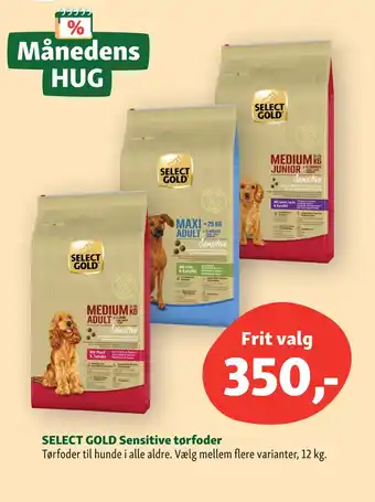 Maxi Zoo SELECT GOLD Sensitive tørfoder tilbud
