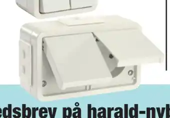 Harald Nyborg OPUS 73 Udendørs afbryder og stikkontakt tilbud