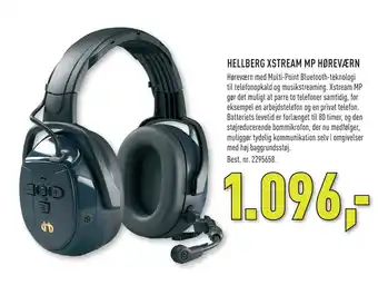 HELLBERG XSTREAM MP HØREVÆRN