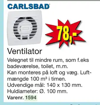 Harald Nyborg Ventilator tilbud